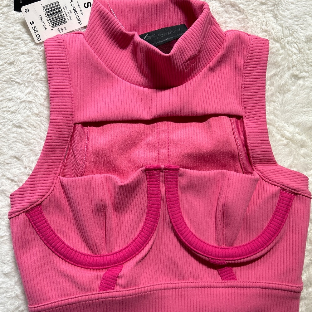 Reebok Cardi B crop top